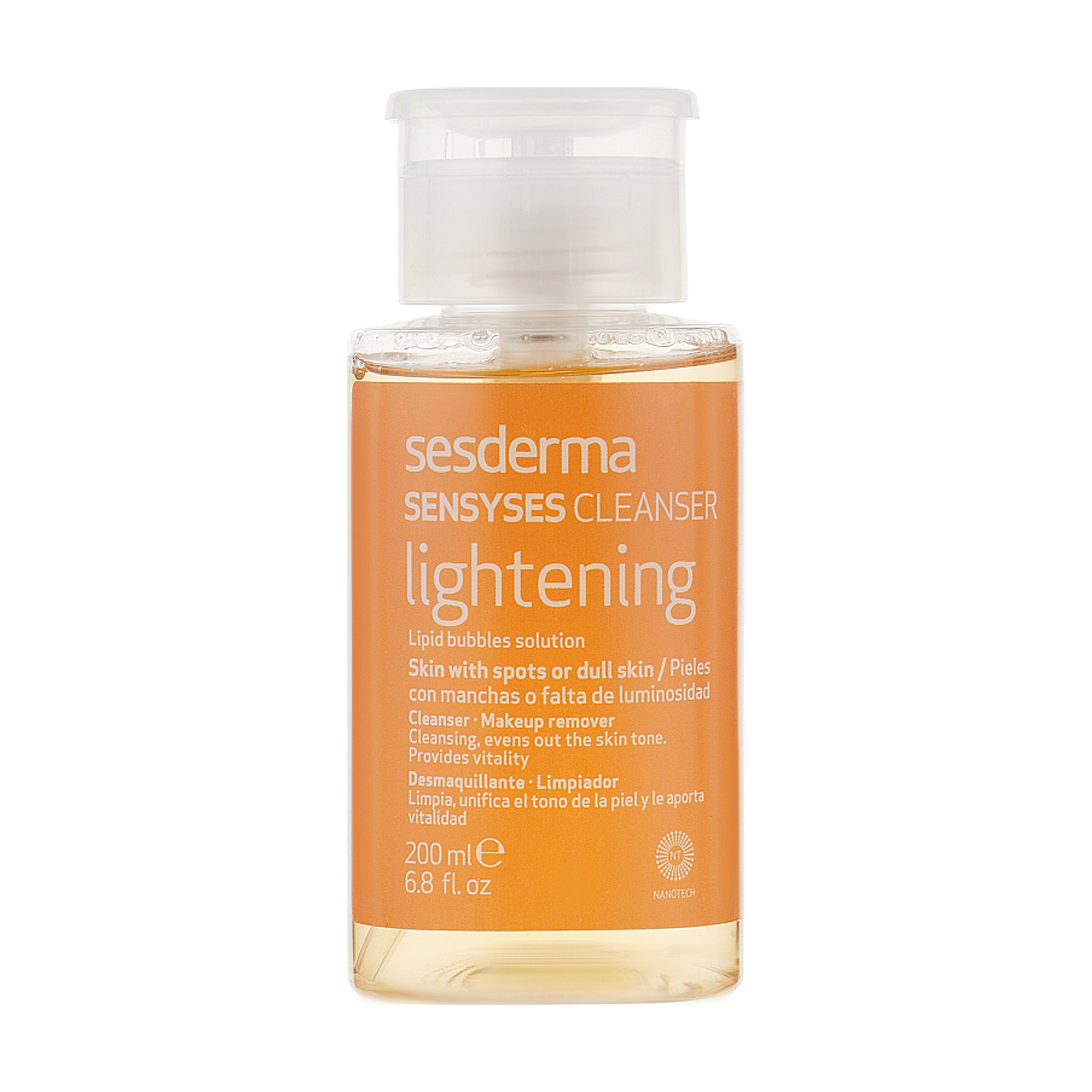 Лосьйон для очищення шкіри обличчя Sesderma Sensyses Cleanser Lightening для шкіри з пігментними плямами та тьмяної шкіри, 200 мл